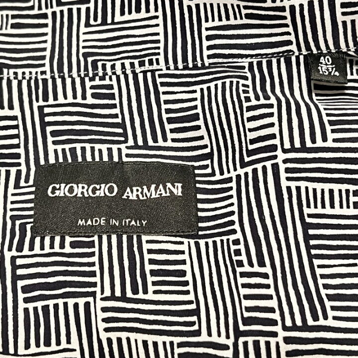 楽天市場】GIORGIO ARMANI ジョルジオ アルマーニ ノーカラー Vネック 