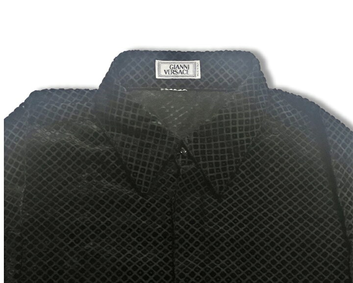 楽天市場】GIANNI VERSACE ジャンニ ヴェルサーチ ベロア シースルー 