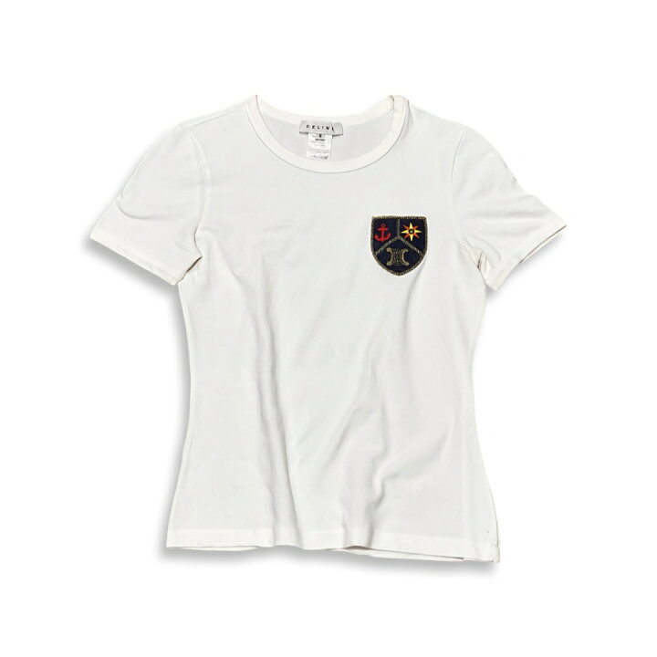 楽天市場】CELINE セリーヌ マカダム マリン 半袖 Tシャツ ホワイト  