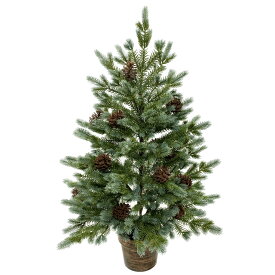 Branch Trees® 高級 クリスマスツリー 高さ 90cm 松ぼっくり付 本物と見間違えてしまうようなリアルな針葉を再現 TPA23-049-Y