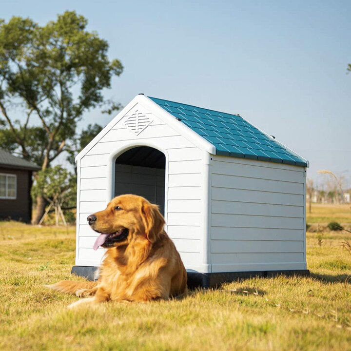 犬小屋 小 419 アメリカ輸出用 シェルター ドッグハウス プラスチック製 ヨーロッパ 中型犬用 屋外用 最高の品質の 中型犬用