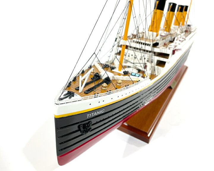 楽天市場】木製 手創り 模型船 タイタニック号 【Wooden Model Boat 