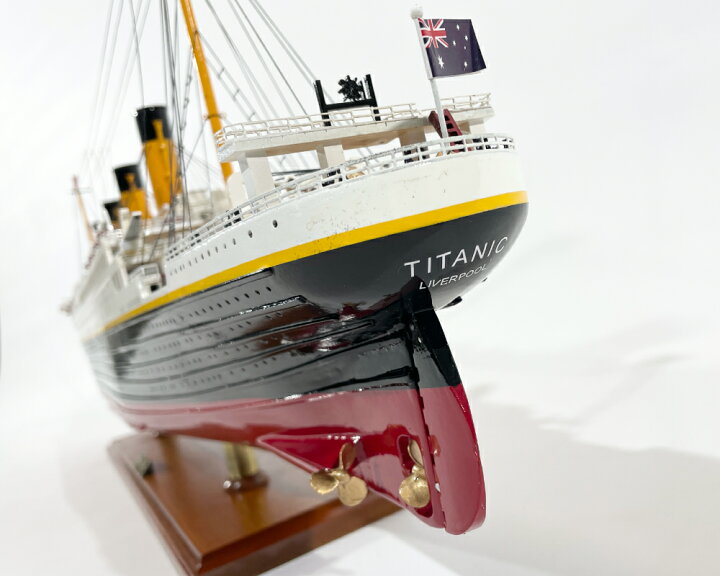 楽天市場】木製 手創り 模型船 タイタニック号 【Wooden Model Boat 