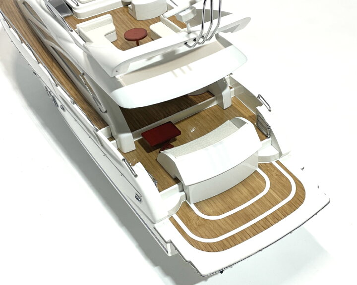 楽天市場】木製模型 クルーザー 船 SUNSEEKER 60 【Wooden Model Boat 