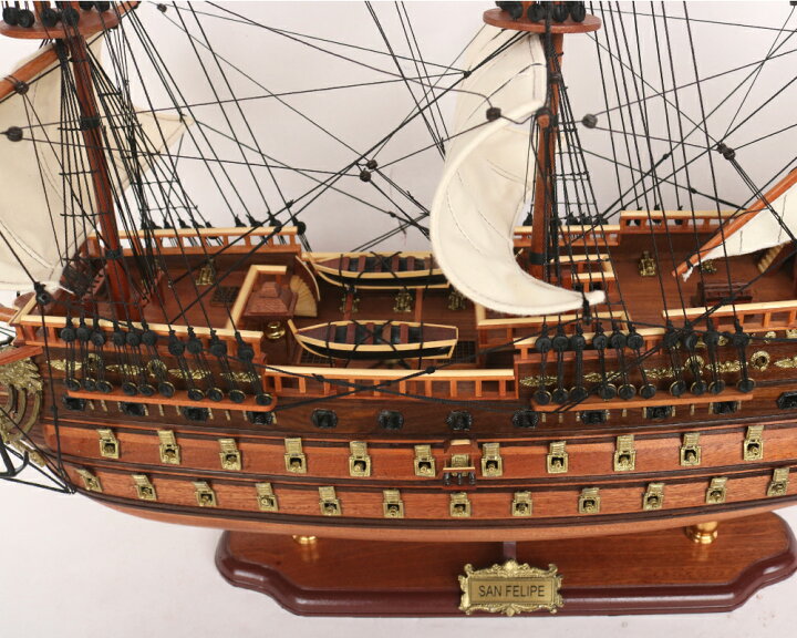 楽天市場】木製模型 帆船 SAN FELIPE サン フェリペ号 【Wooden Model 