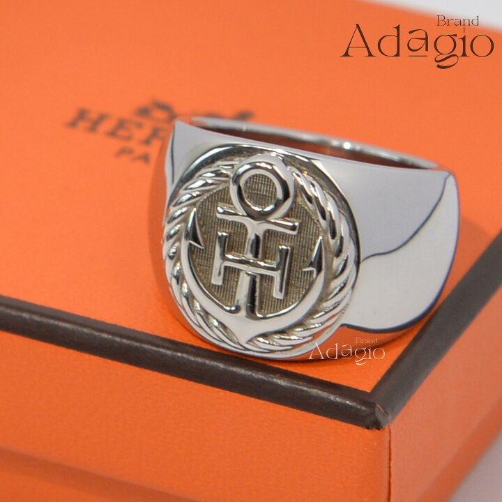 楽天市場】【新品同様・未使用】HERMES エルメス リング アンカー 