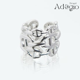 【POP MART人気商品プレゼントキャンペーン中！】【新品同様・未使用】HERMES エルメス アンシェネリングGM シルバー アクセサリー 指輪 送料無料 レディース メンズ 中古