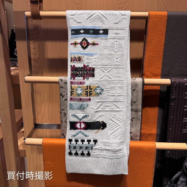 楽天市場】【新品同様・未使用】HERMES エルメス ウールカシミヤ  