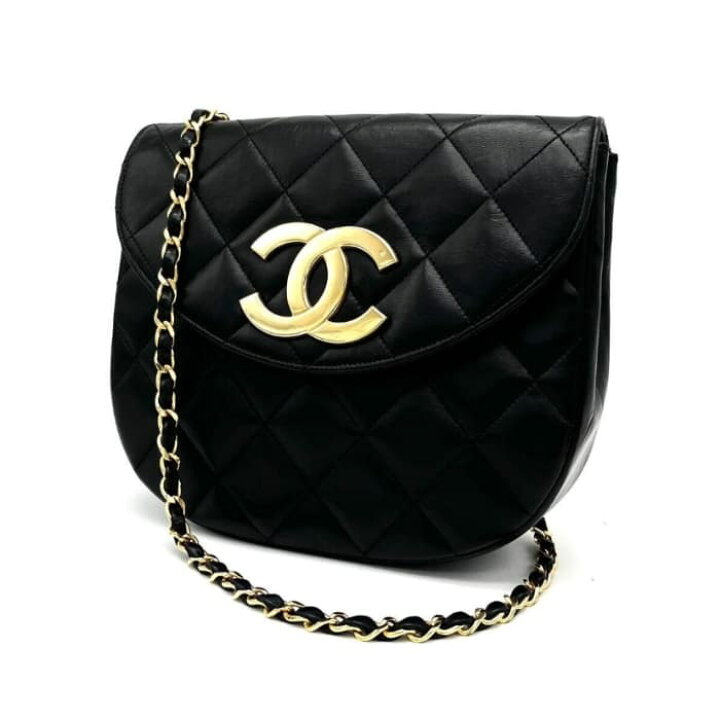 楽天市場】【中古】美品 CHANEL シャネル マトラッセ デカ ココマーク  