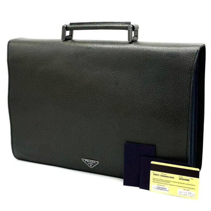 楽天市場】【中古】 PRADA プラダ バイカラー 三角ロゴ プレート 