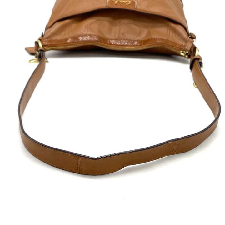 楽天市場】【中古】 COACH コーチ パンチング 巾着 2way レザー 