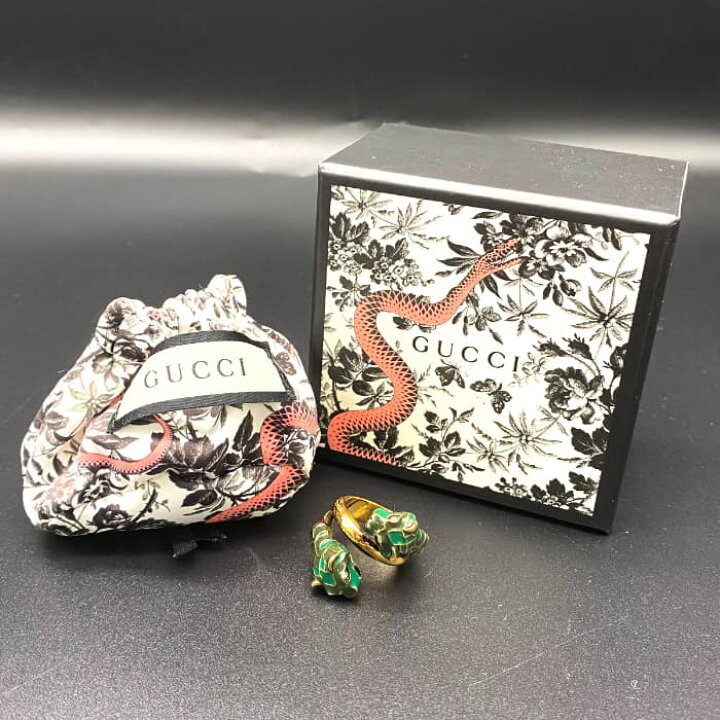 楽天市場】【中古】美品 GUCCI グッチ タイガー ヘッド ラインストーン  