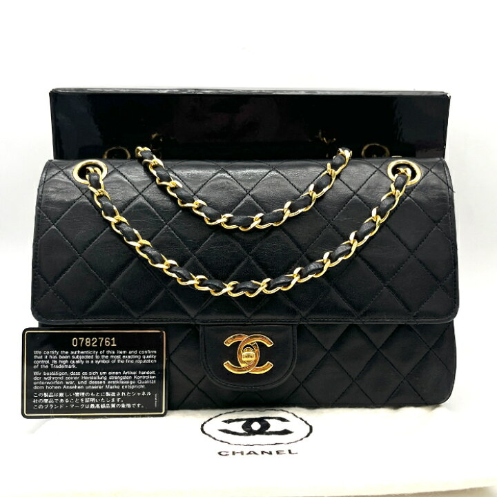 楽天市場】【中古】良品 CHANEL シャネル マトラッセ ターンロック 