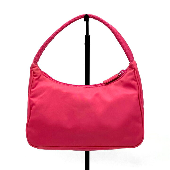 楽天市場】【中古】美品 PRADA 三角ロゴ プレート ナイロン ミニ 