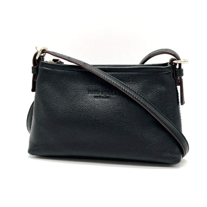 楽天市場】【中古】美品 kate spade ケイト スペード ロゴ レザー