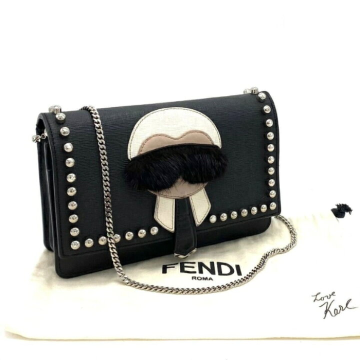 楽天市場】【中古】良品 FENDI フェンディ カーリト カール  