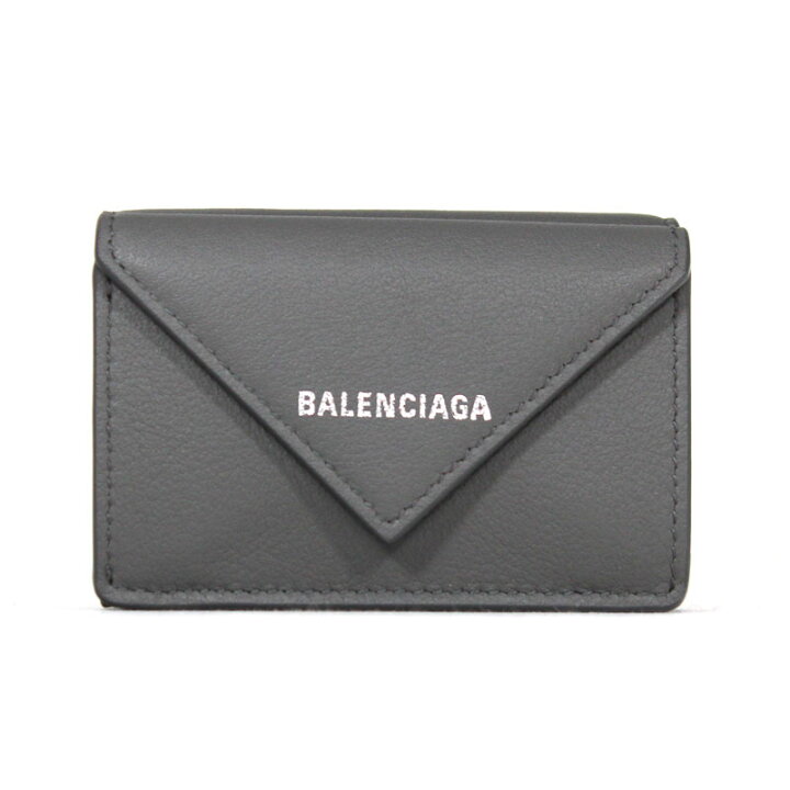 楽天市場】バレンシアガ BALENCIAGA ミニ財布 3つ折り財布 ペーパー  
