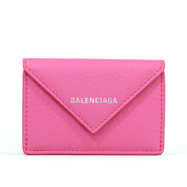 楽天市場】バレンシアガ BALENCIAGA ミニ財布 三つ折り財布 ペーパー 