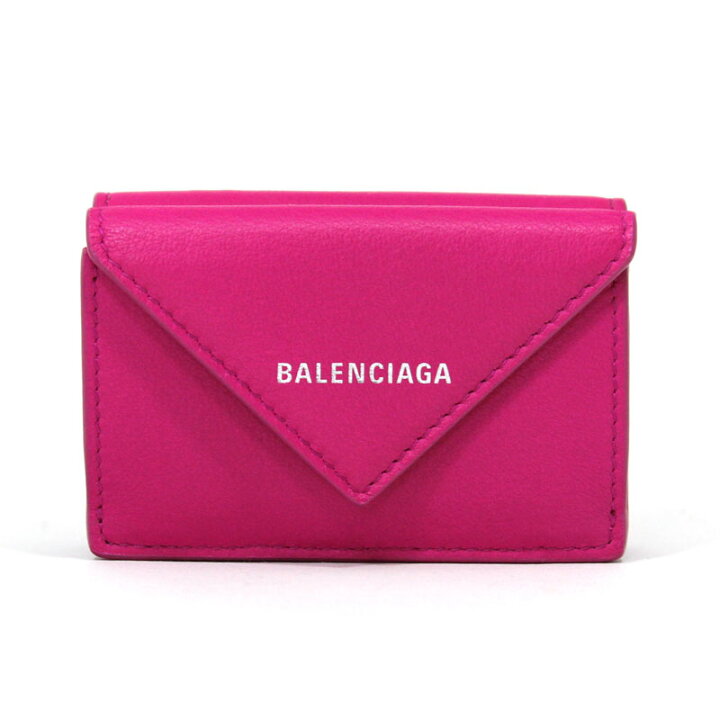 楽天市場】バレンシアガ BALENCIAGA ミニ財布 三つ折り財布 ペーパー 