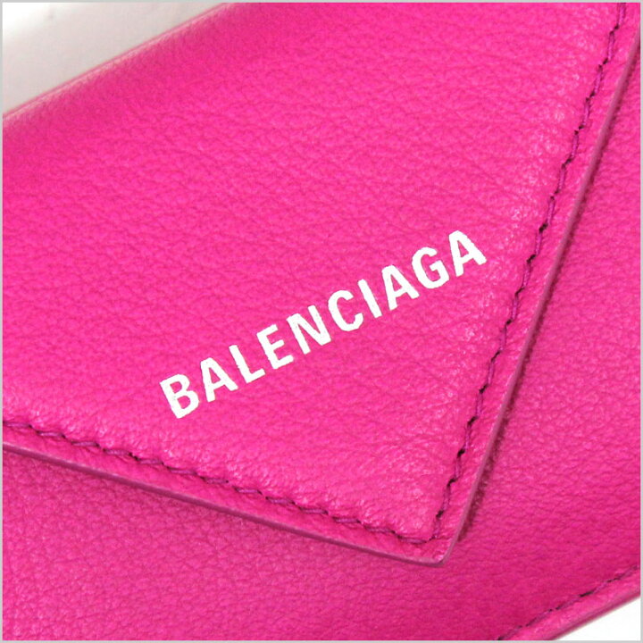 楽天市場】バレンシアガ BALENCIAGA ミニ財布 三つ折り財布 ペーパー  