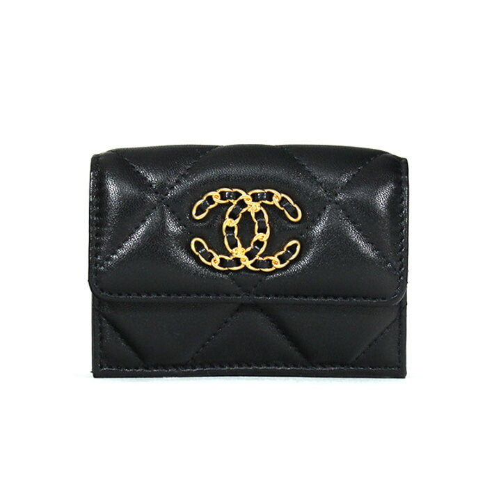 楽天市場】シャネル CHANEL ミニ財布 3つ折り財布 スモールフラップ  