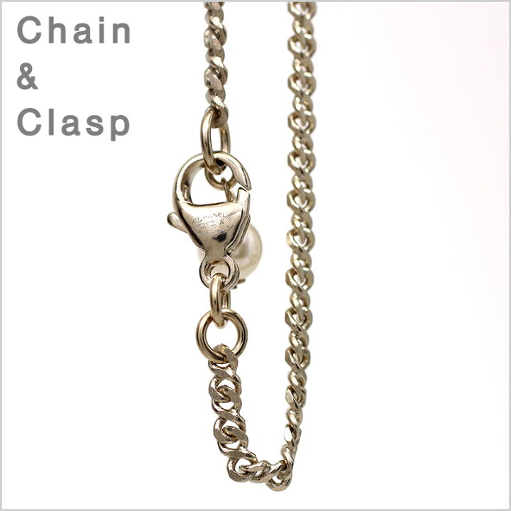 楽天市場】シャネル CHANEL ネックレス メタル＆ストラス 