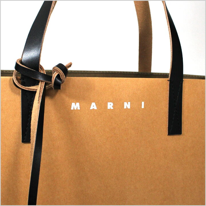 楽天市場】マルニ MARNI トートバッグ ノースサウス バイカラー  