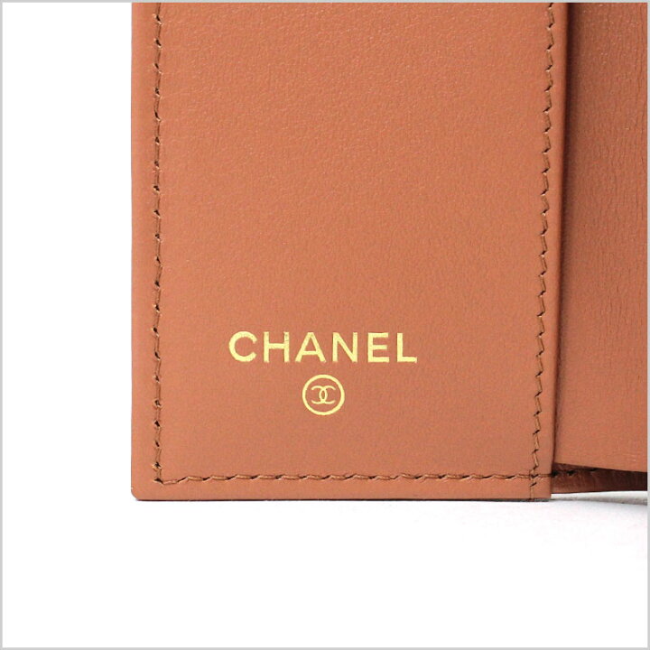 楽天市場】シャネル CHANEL ミニ財布 3つ折り財布 スモールフラップ 