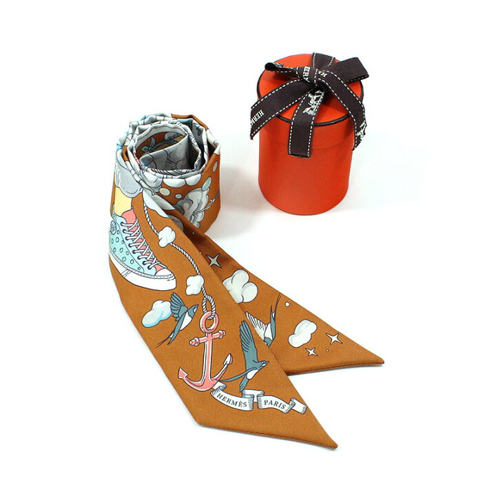 楽天市場】エルメス HERMES スカーフ ツイリー シルク 私の雲 