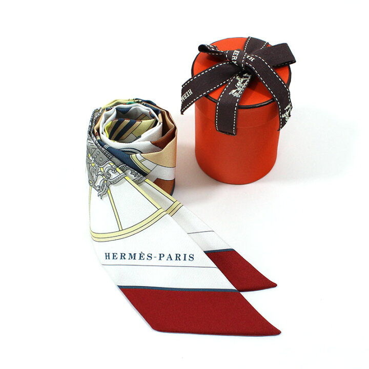 楽天市場】エルメス HERMES スカーフ ツイリー シルク スプリングス 
