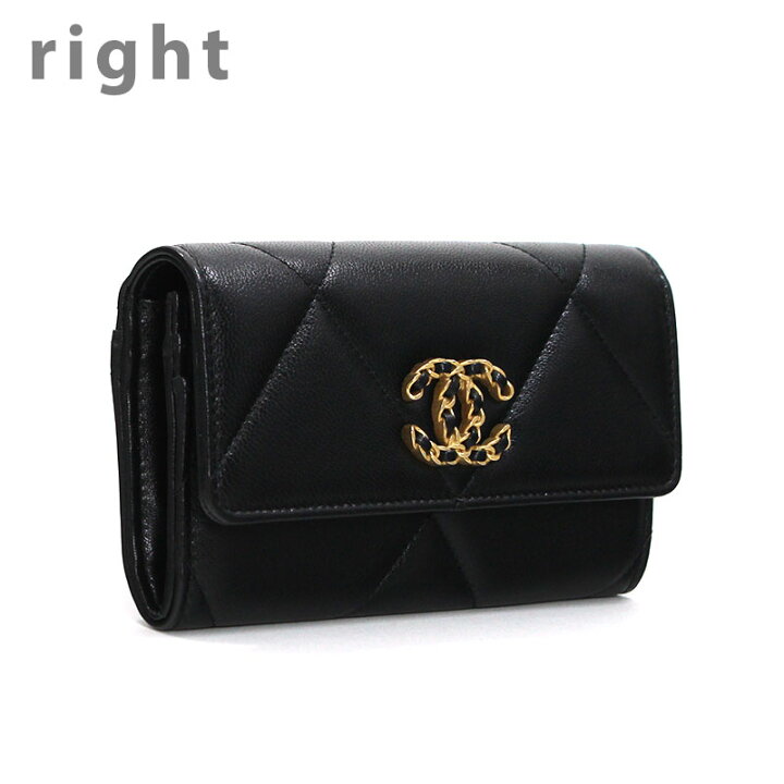 楽天市場】シャネル CHANEL ミニ財布 スモールフラップウォレット 19  