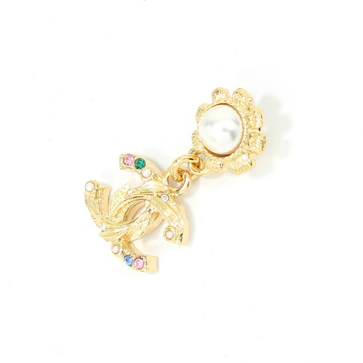 楽天市場】シャネル CHANEL ピアス CCマーク メタル＆コスチューム 