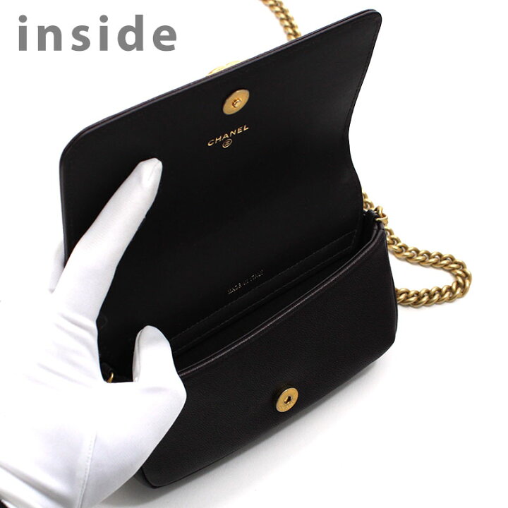 楽天市場】シャネル CHANEL チェーンウォレット チェーンショルダー  