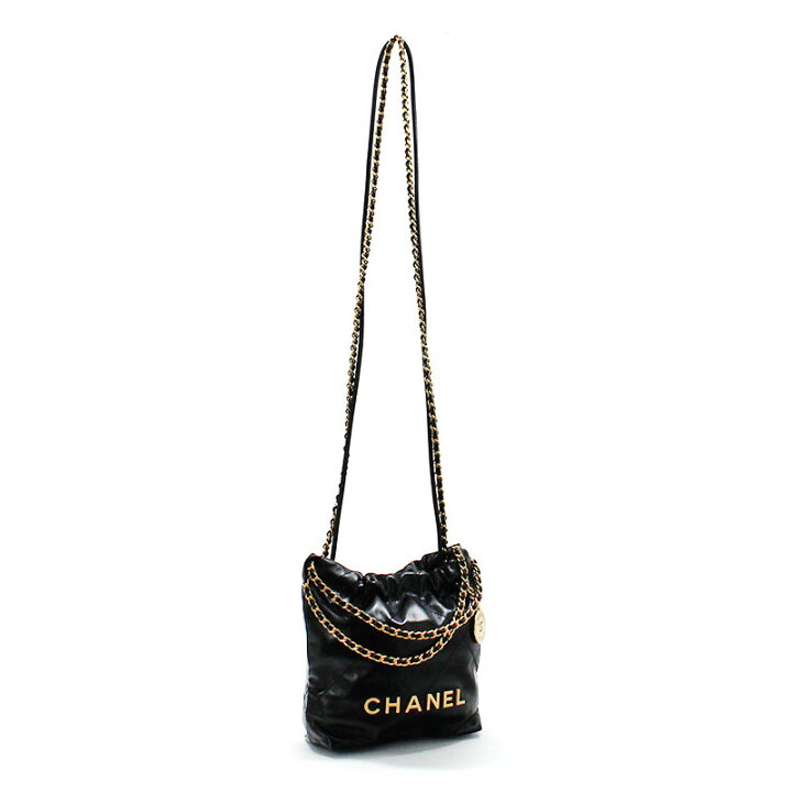 楽天市場】シャネル CHANEL ホーボーバッグ 22 ミニ チェーン 