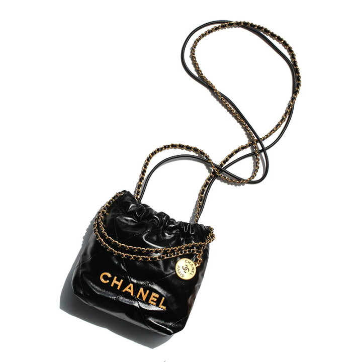 楽天市場】シャネル CHANEL ホーボーバッグ 22 ミニ チェーン 