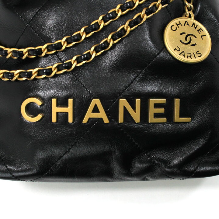 楽天市場】シャネル CHANEL ホーボーバッグ 22 ミニ チェーン  