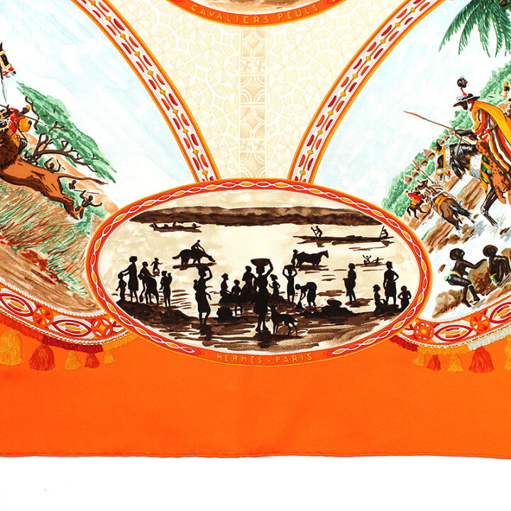 楽天市場】エルメス HERMES スカーフ カレ90 