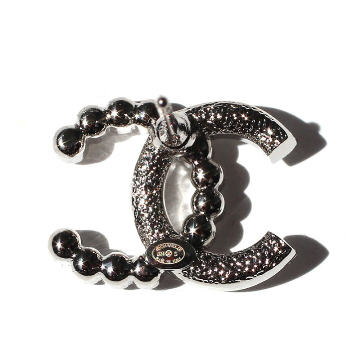 楽天市場】シャネル CHANEL ピアス CCマーク ダブルC ラインストーン  