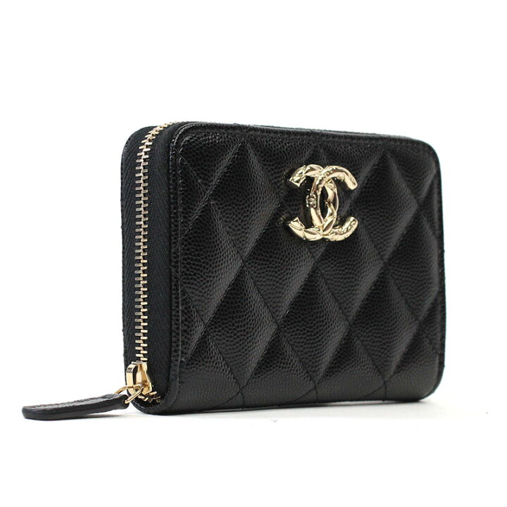 楽天市場】シャネル CHANEL ミニ財布 スモールジップウォレット ミニ 