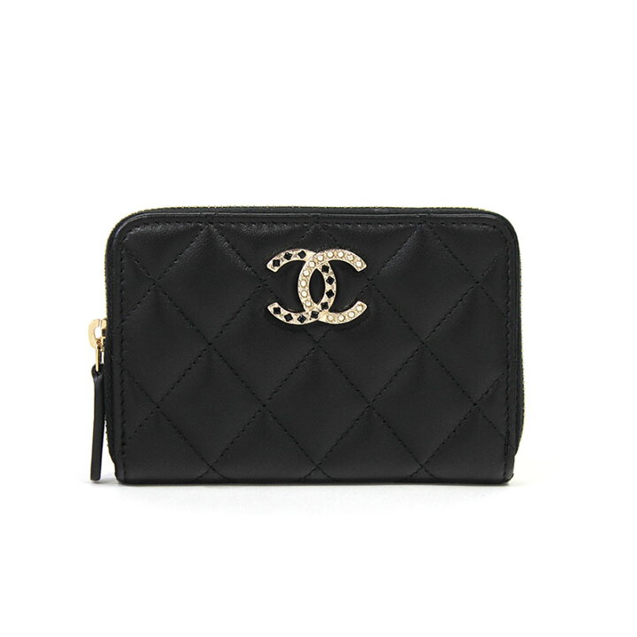 楽天市場】シャネル CHANEL ミニ財布 スモールジップウォレット ミニ  
