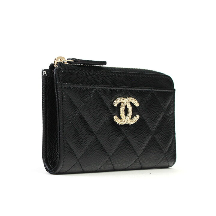 楽天市場】シャネル CHANEL ミニ財布 L字ジップ スモールジップ 