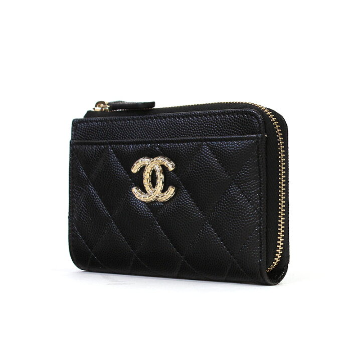楽天市場】シャネル CHANEL ミニ財布 L字ジップ スモールジップ  