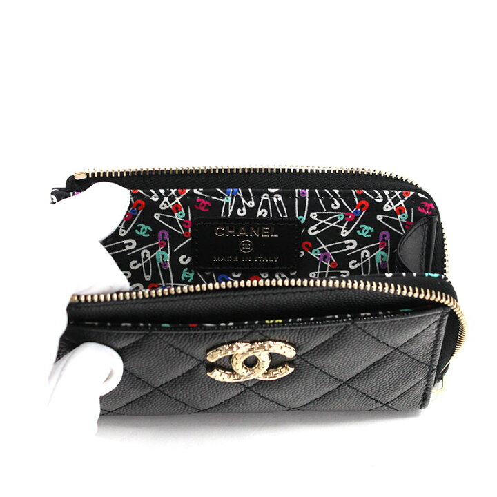 楽天市場】シャネル CHANEL ミニ財布 L字ジップ スモールジップ  