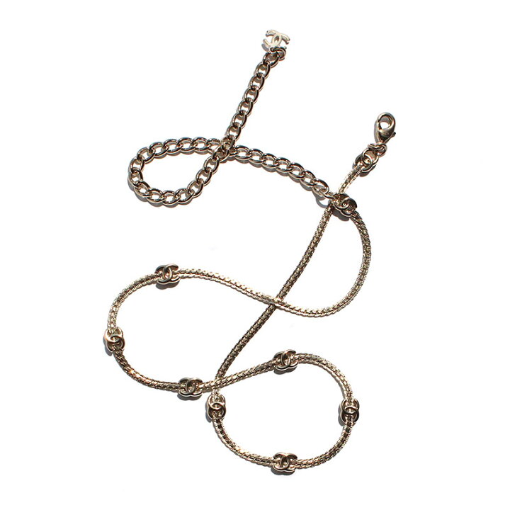 楽天市場】シャネル CHANEL ネックレス チョーカー ハート メタル CC 