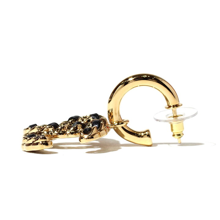 楽天市場】シャネル CHANEL ピアス フープ CCマーク メタル  