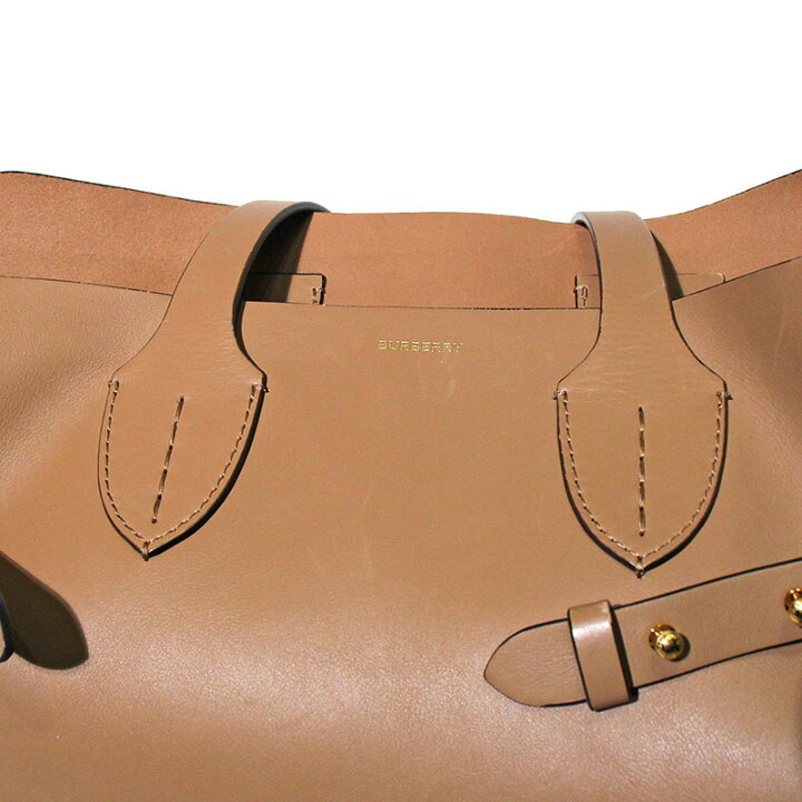 楽天市場】バーバリー BURBERRY トートバッグ ソフトレザー ベルト 