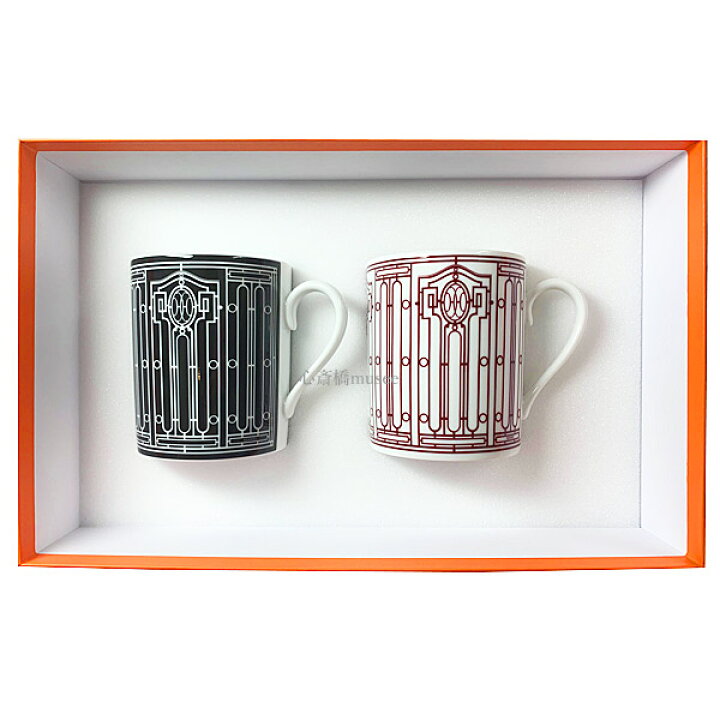 楽天市場】≪ 新品 ≫ HERMES エルメス マグカップ ペア Hデコ 