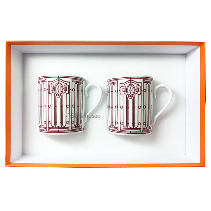 楽天市場】≪ 新品 ≫ HERMES エルメス マグカップ ペア Hデコ 