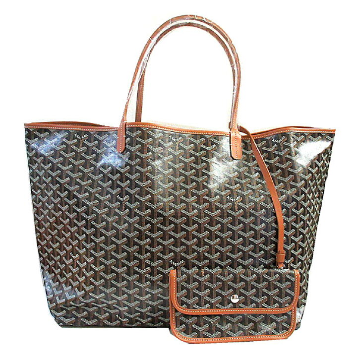 楽天市場】≪ 新品 ≫ 正規品 GOYARD ゴヤールサンルイ GM 黒×茶 
