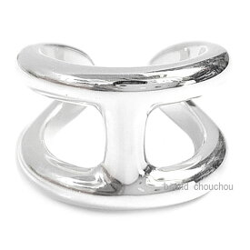 《 新品 》エルメス オスモズ GM リング 55 (日本サイズ15号) シルバー製 SV925 シェーヌダンクル 指輪 箱 リボン ラッピング [BrandNew] Hermes Osmoz GM Ring 55 (Japanese size 15) Silver SV925 Chaine d'Ancre Ring Box Ribbon Wrapping